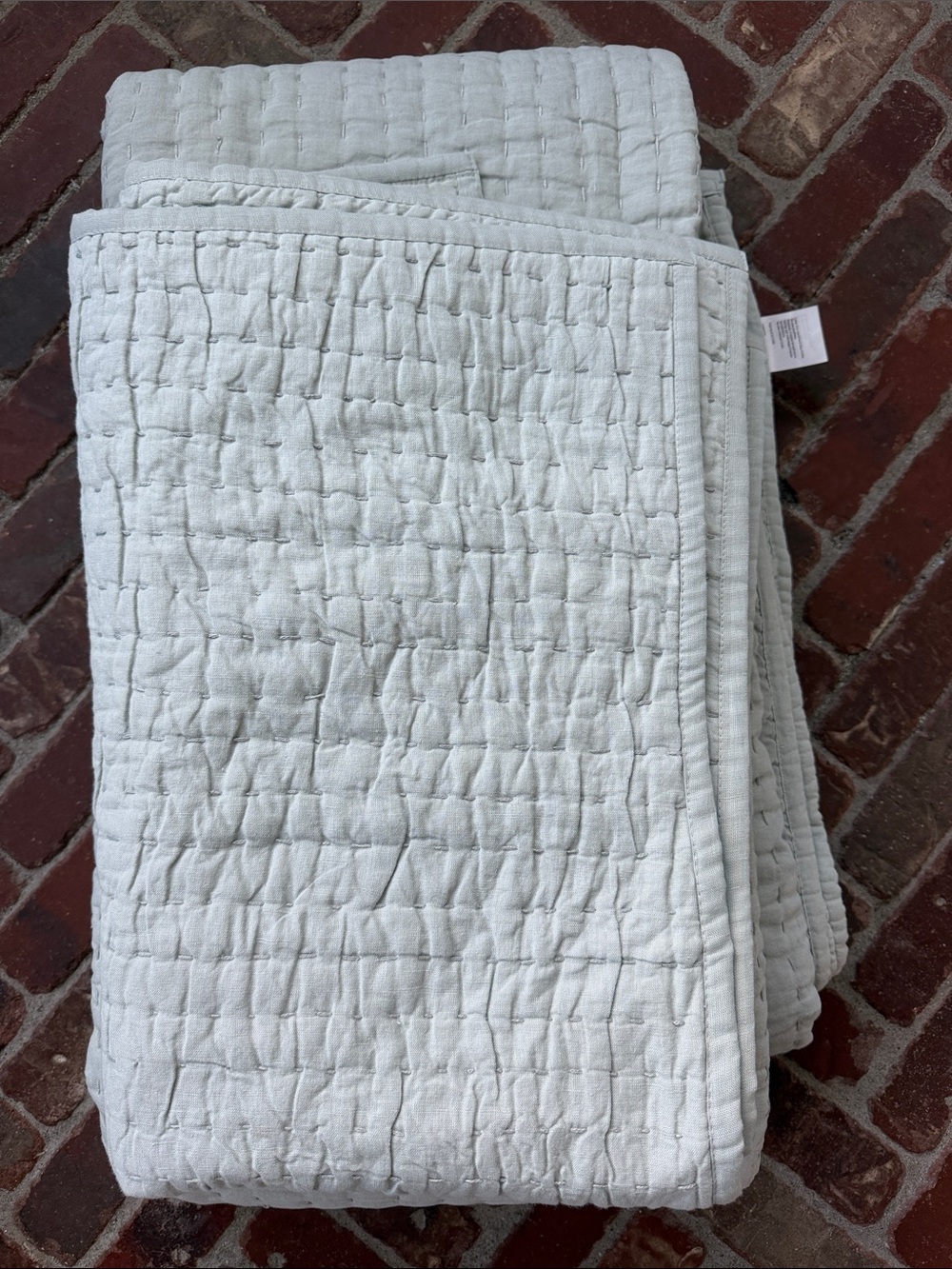 Quince European Linen Cotton Stitch Quilt Set - Picture 4 of 6
